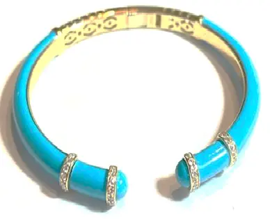 BANGLE PILLAR TURQUOISE SIZE 16