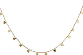 CHOKER GOLD HEART