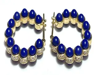 EARRING ATOM SIZE 2 NAVY