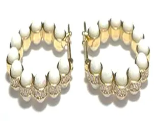 EARRING ATOM SIZE 2 WHITE