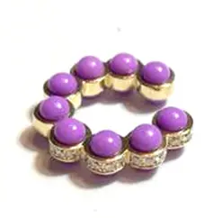 EARRING ATOM CUFF SMALL PURPLE