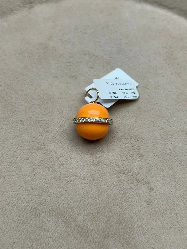 NECKLACE ATOM 1 MEDIUM ORANGE