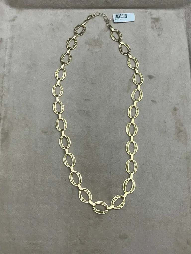 NECKLACE COSMIC RAY FULL CHUNKY CHAIN FULL GOLD