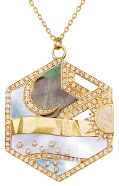 NECKLACE BILADI HEXAGON