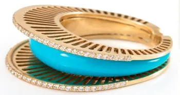 RING COSMIC RAY BURGER TURQUOISE SIZE 52