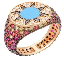 RING IBIZA FIRE SIZE 48