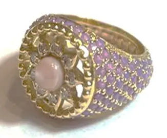 RING ARABESQUE PURPLE SIZE 46