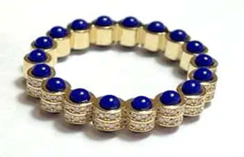 RING ATOM NAVY ENAMEL SIZE 55