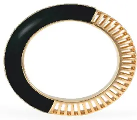 RING COSMIC RAY BOMBAY BLACK ONYX SIZE 55