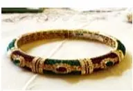 Ruby And emerald Statement Necklace