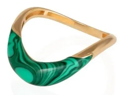 RING SAILOR MOON STACKABLE MALACHITE SIZE 52