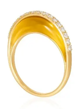 RING SAILOR MOON BLOOP YELLOW CITRINE SIZE 53