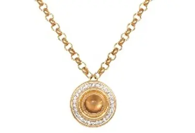 NECKLACE SAILOR MOON SMALL MIMETE ORANGE CITRINE 