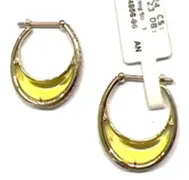 EARRING SAILOR MOON BLOOP SIZE 3 YELLOW CITRINE