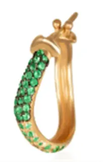 EARRIING SAILOR MOON STACKABLE EMERALD  SCATTERED 
