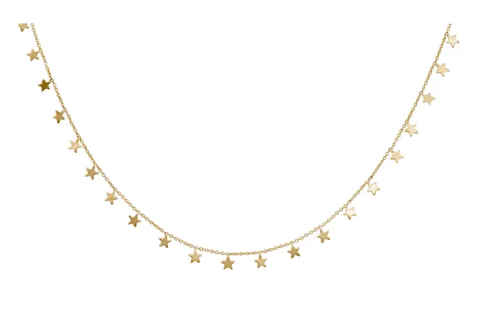 [C11STR] CHOKER GOLD STAR