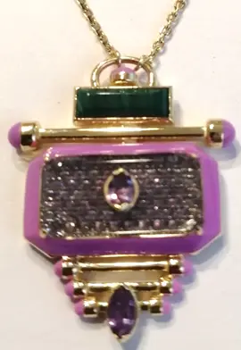 [N11PR] NECKLACE CAPTURE QABILA  ALL PURPLE