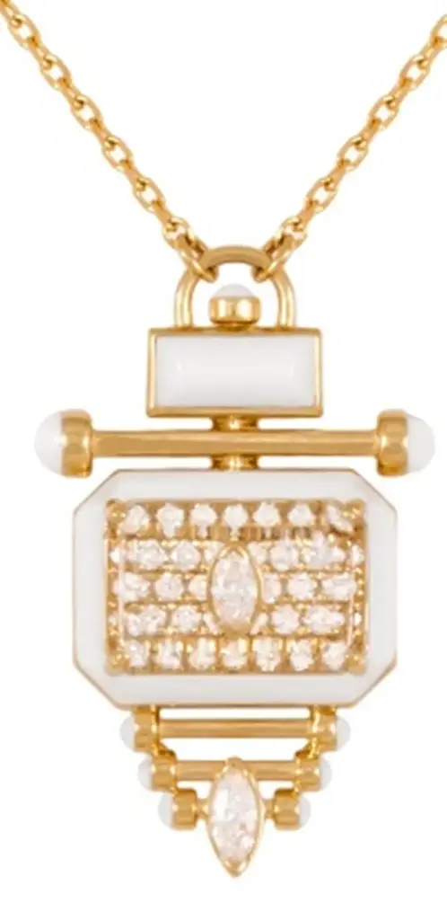 [N12WHT] NECKLACE CAPTURE QABILA SMALL ALL WHITE