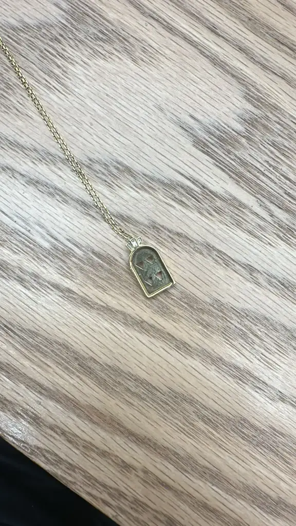 [N60TR] NECKLACE BILADI DOOR WITH 4 TRAINGLES (SAUDI DAY)