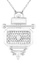[N6W] NECKLACE CAPTURE QABILA BIG ALL WHITE
