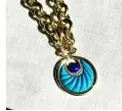 [N669TL- CH19YG] Circus moon big necklace- big